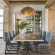 Load image into Gallery viewer, Farmhouze Light - Vintage Distressed Brown Oversized Metal Dome Pendant - Chandelier - 23in/Distressed Brown - 
