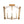 Load image into Gallery viewer, Farmhouze Light - Vintage Elegant 4 - Light Candle Style Square Cage Semi Flush - Ceiling Light - Brass - 
