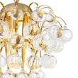 Load image into Gallery viewer, Farmhouze Light-Vintage Glam 3-Light Round Tiered Cluster Crystal Chandelier-Chandelier-Brass-
