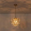 Load image into Gallery viewer, Farmhouze Light-Vintage Glam 3-Light Round Tiered Cluster Crystal Chandelier-Chandelier-Brass-
