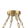 Load image into Gallery viewer, Farmhouze Light-Vintage Luxe 2-Tier Brass Dazzling Crystal Round Ceiling Light-Ceiling Light-15.7 in-
