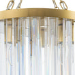 Load image into Gallery viewer, Farmhouze Light-Vintage Luxe 2-Tier Brass Dazzling Crystal Round Ceiling Light-Ceiling Light-15.7 in-
