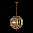 Load image into Gallery viewer, Farmhouze Light-Vintage Luxe Antique Bronze Crystal Globe Lantern Chandelier-Chandelier-22 in-
