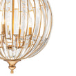 Load image into Gallery viewer, Farmhouze Light-Vintage Luxe Antique Bronze Crystal Globe Lantern Chandelier-Chandelier-22 in-
