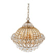 Load image into Gallery viewer, Farmhouze Light-Vintage Luxe Bronze Dazzling Crystal Orb Cage Chandelier-Chandelier-17.3 in-
