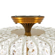 Load image into Gallery viewer, Farmhouze Light-Vintage Luxe Faceted Crystal Tall Cylindrical Cage Ceiling Light-Ceiling Light-Brass-
