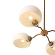 Load image into Gallery viewer, Farmhouze Light-Vintage Scandinavian 4-Light Milky Glass Shade Sputnik Chandelier-Chandelier-26.8 in-
