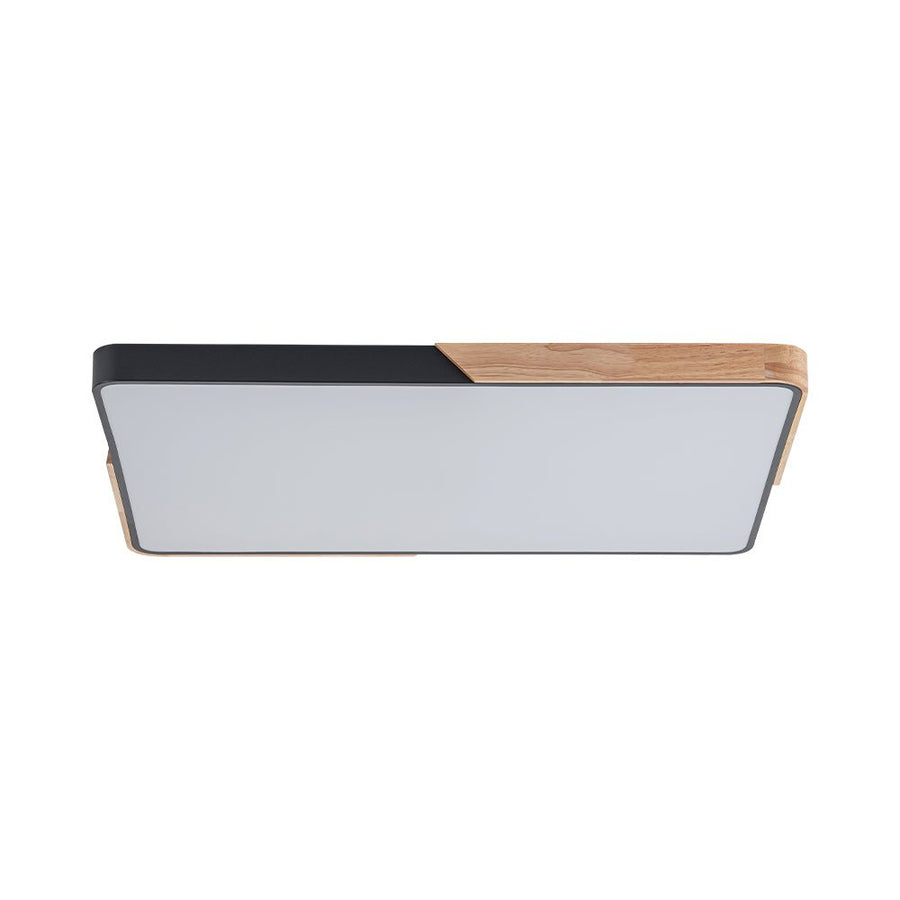 Farmhouze Light - Wood Rectangle LED Ceiling Light - Ceiling Light - Grey - 