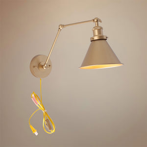 Farmhouse 1-Light Swing Arm Wall Sconce