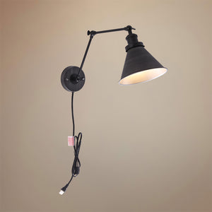 Farmhouse 1-Light Swing Arm Wall Sconce