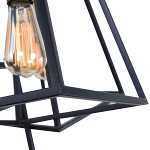 Farmhouse Industrial Frame Cluster Ceiling Pendant