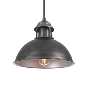 Industrial Retro Pot Lid Dome Pendant Light