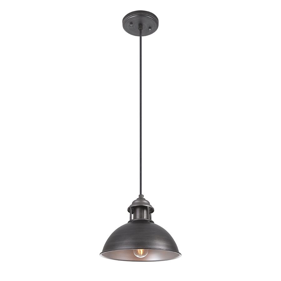 Industrial Retro Pot Lid Dome Pendant Light