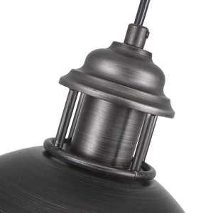 Industrial Retro Pot Lid Dome Pendant Light