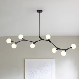 Mid Century 8-Light Sputnik Chandelier