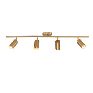 Farmhouze Light-4-Light Adjustable Gold Ceiling Track Light-Ceiling Light-Gold-