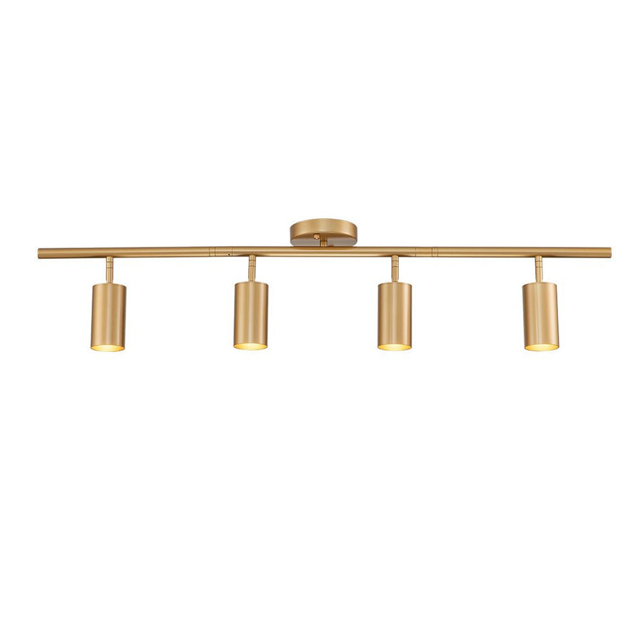 Farmhouze Light-4-Light Adjustable Gold Ceiling Track Light-Ceiling Light-Gold-