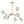 Load image into Gallery viewer, Farmhouze Light-Brushed Brass 8-Light Glass Ice Branching Chandelier-Chandelier-8-Light-Brass (Pre-Order)
