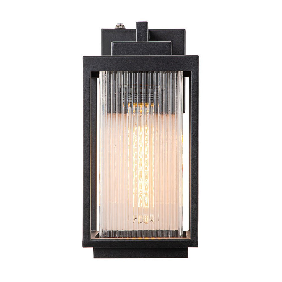 Farmhouze Light-Contemporary 1-Light Glass Lantern Outdoor Wall Sconce-Wall Sconce-2 Packs-