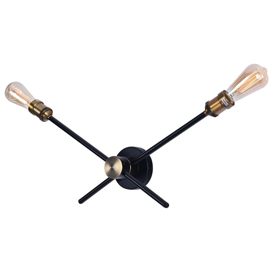Farmhouze Light-Farmhouse 3-Light Black Wall Sconce-Wall Sconce-3 bulbs-