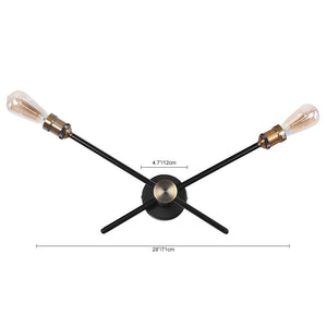 Farmhouze Light-Farmhouse 3-Light Black Wall Sconce-Wall Sconce-3 bulbs-