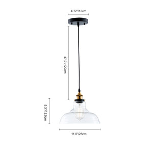 Farmhouze Light-Farmhouse Single Dome Pendant Light-Pendant--