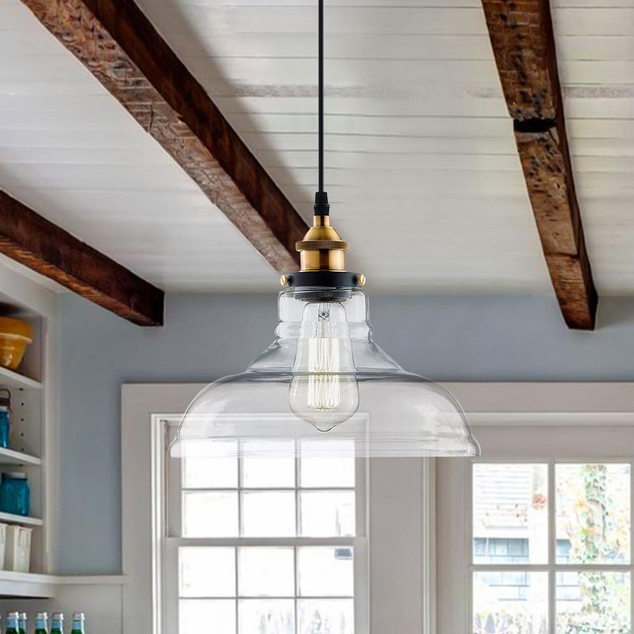 Farmhouze Light-Farmhouse Single Dome Pendant Light-Pendant--