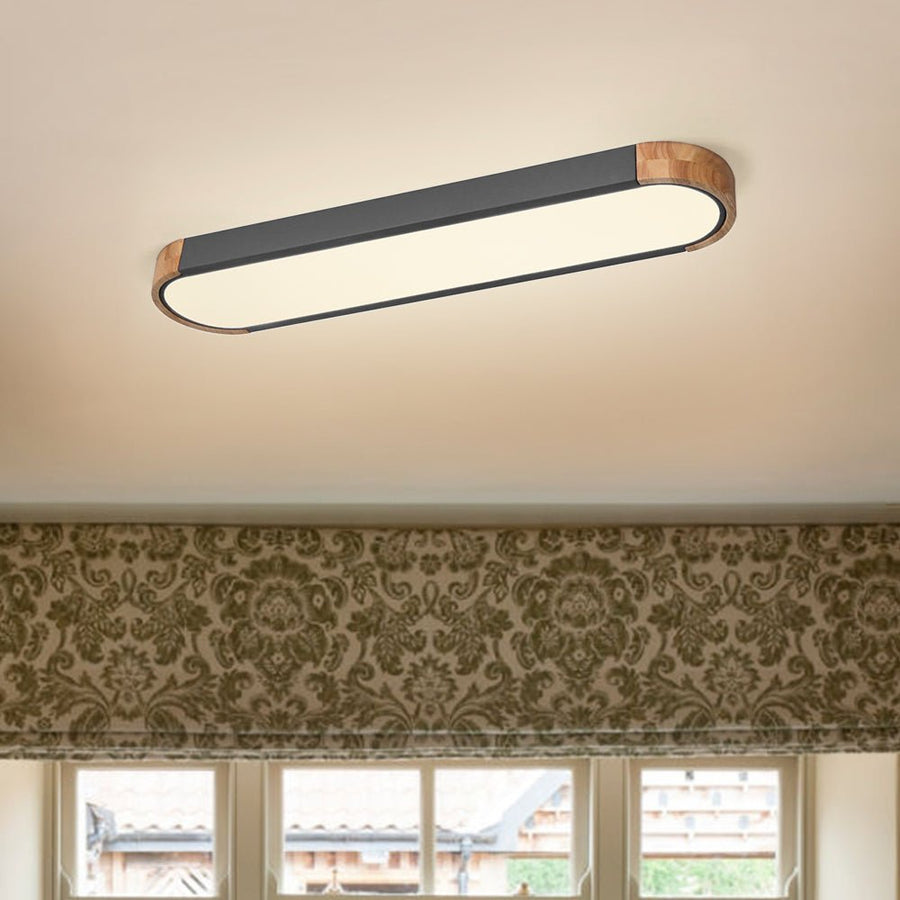 Farmhouze Light-Farmhouse Wooden Dimmable Ceiling Light-Ceiling Light-White-