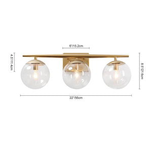 Farmhouze Light-Industrial Bath Vanity 3 Light Wall Sconce-Wall Sconce--