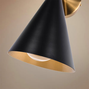 Farmhouze Light-Mid Century 2-Light Cone Wall Sconce-Wall Sconce--