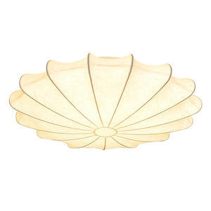 Farmhouze Light-Mid-century White Silk Flush Mount Light-Ceiling Light-M-