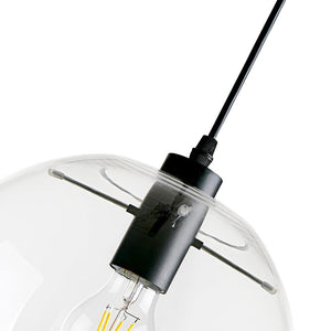 Farmhouze Light-Minimalist Glass Globe Pendant Light-Pendant-3-Lt-