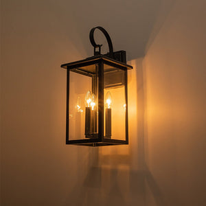 Farmhouze Light-Modern 3-Light Candle Style Lantern Outdoor Wall Sconce-Wall Sconce-3-Light-