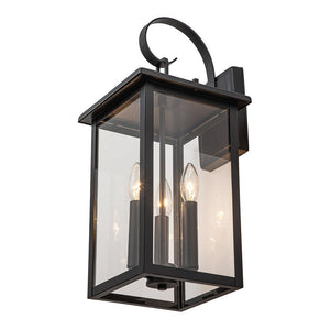 Farmhouze Light-Modern 3-Light Candle Style Lantern Outdoor Wall Sconce-Wall Sconce-3-Light-