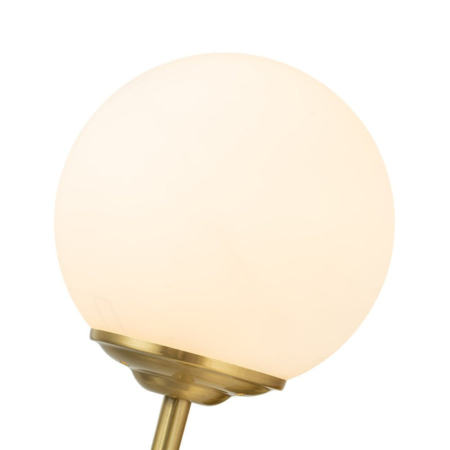 Farmhouze Light-Modern Brass 1-Light Frosted Glass Globe Wall Sconce-Wall Sconce-1-Light-Brass (Pre-Order)