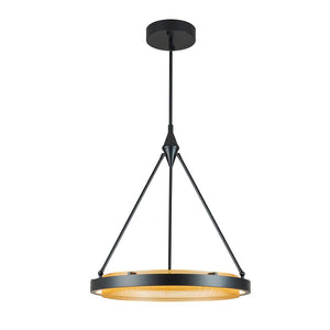 Farmhouze Light-Modern Dimmable LED Round Wheel Chandelier-Pendant-3000K (Warm Light)-