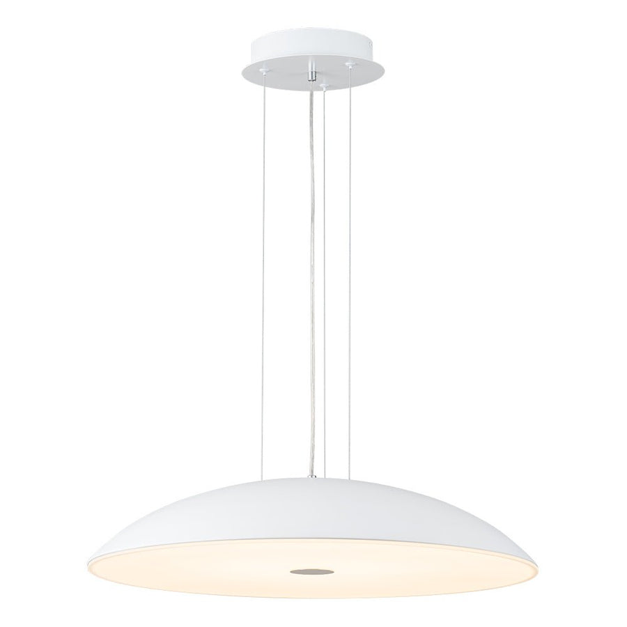 Farmhouze Light-Modern Dimmable LED Wide Dome Pendant Light-Chandelier-White (Pre-Order)-