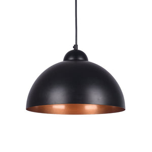 Farmhouze Light-Modern Farmhouse 1-Light Kitchen Metal Dome Pendant-Pendant-Black*2-