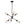 Load image into Gallery viewer, Farmhouze Light-Modern Mid-century 6-Light Sputnik Chandelier-Chandelier-Black-
