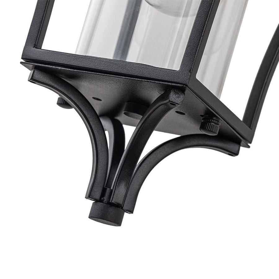 Farmhouze Light-Retro Black 1-Light Outdoor Wall Lantern Light-Wall Sconce-Black-1-Light