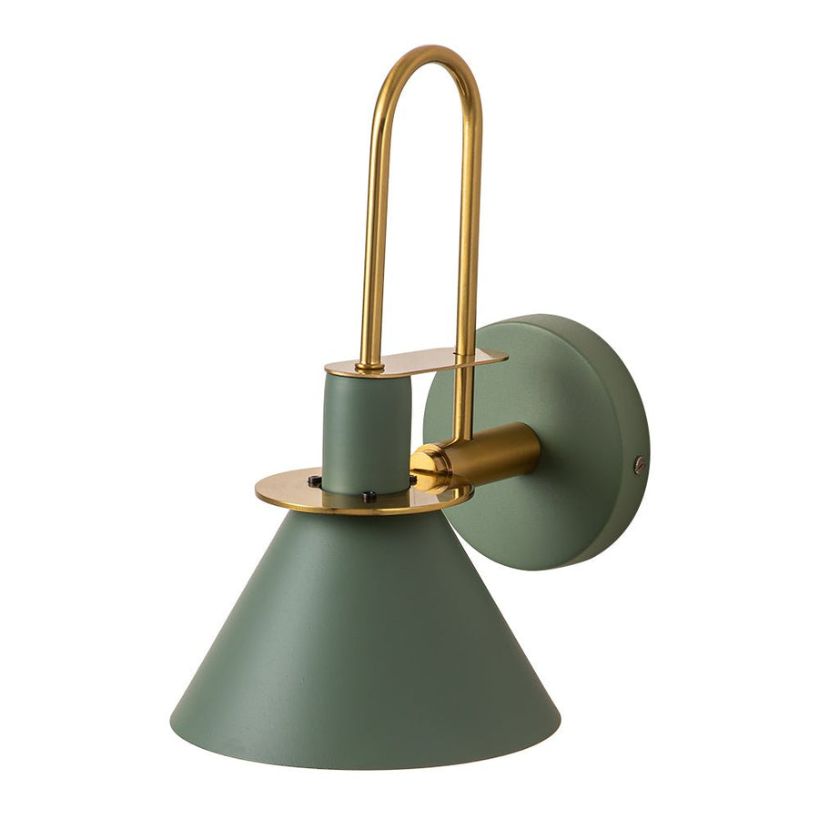 Farmhouze Light-Vintage Bedroom Bedside Wall Lamp-Wall Sconce-Green-