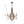Load image into Gallery viewer, Farmhouze Light-Vintage Candle Wood Beaded Empire Chandelier-Chandelier--

