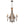 Load image into Gallery viewer, Farmhouze Light-Vintage Candle Wood Beaded Empire Chandelier-Chandelier--
