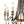 Load image into Gallery viewer, Farmhouze Light-Vintage Candle Wood Beaded Empire Chandelier-Chandelier--
