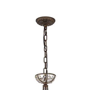 Farmhouze Light-Vintage French Bronze Empire Crystal Chandelier-Chandelier-Bronze-