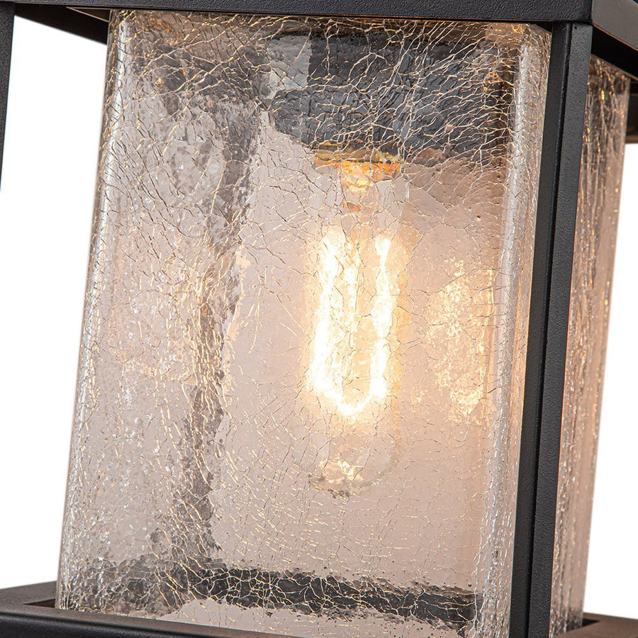 Farmhouze Light-Waterproof 1-Light Square Lantern Outdoor Wall Sconce-Wall Sconce-2 Packs-