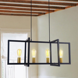 Farmhouze Lighting-Farmhouse 4-Light Kitchen Island Linear Pendant-Pendant-Default Title-