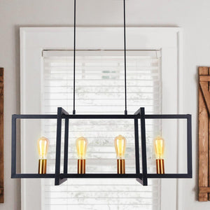 Farmhouze Lighting-Farmhouse 4-Light Kitchen Island Linear Pendant-Pendant-Default Title-