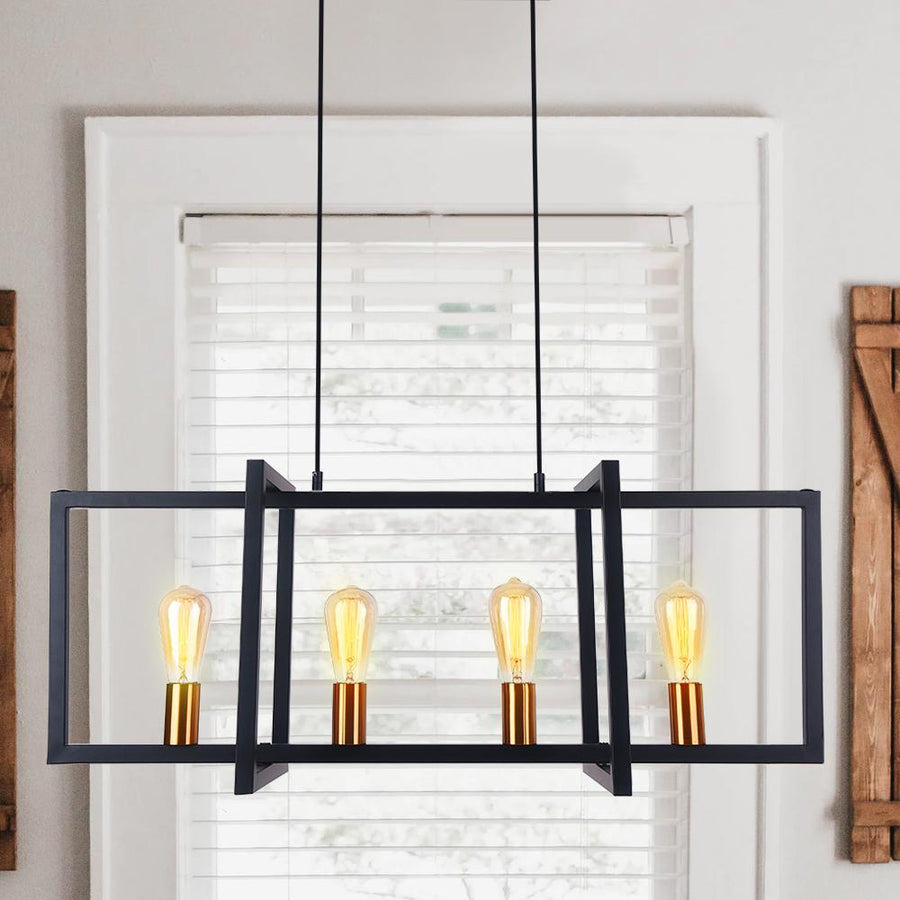 Farmhouze Lighting-Farmhouse 4-Light Kitchen Island Linear Pendant-Pendant-Default Title-