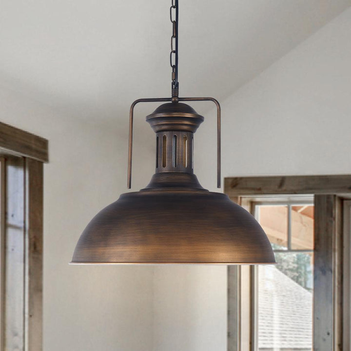 Farmhouze Lighting-Industrial Rustic Barn Single Pendant Light-Pendant-Default Title-